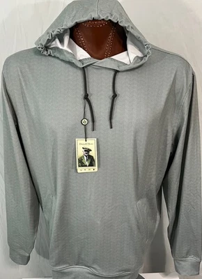 SUDADERA CON CAPUCHA DONALD ROSS Clásica Absorbente de Humedad, Calor L/S Talla L GRIS Foto 1 de 2
