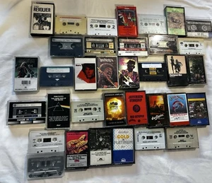 Cassette Tape Lot Classic Rock The Doors Jimi Hendrix Led Zeppelin The Beatles - Picture 1 of 11