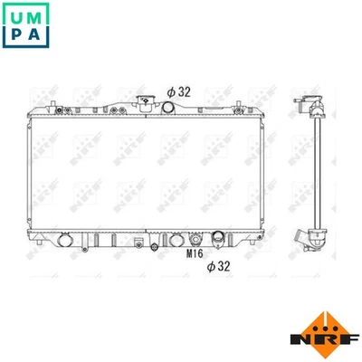 RADIATOR ENGINE COOLING 536352 FOR B20A4/B20A3 2.0L 4cyl - Image 1 of 4