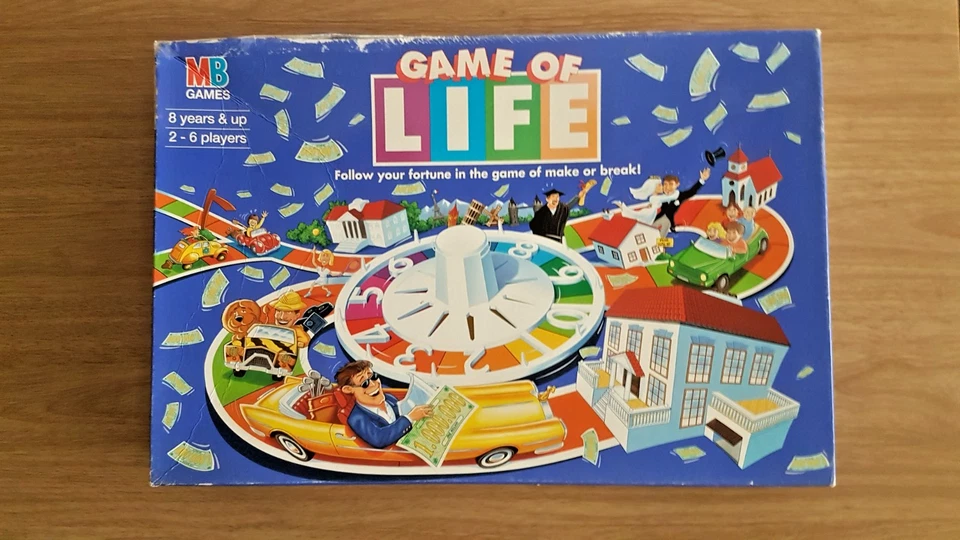 GAME OF LIFE MB GAMES  1997. COMPLETE AND IN GOOD USED CONDITION. BOX LID TATTY - Image 1 of 4