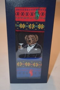 Neu mit Etikett Polo Ralph Lauren 3er-Pack Teddybär-Socken für Herren bunt Baumwollmischung Größe 10-13 - Bild 1 von 6