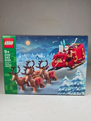 LEGO Trineo de Papá Noel Juego de Juguetes de Navidad con Reno y Figura de Papá Noel 40499 Foto 1 de 4