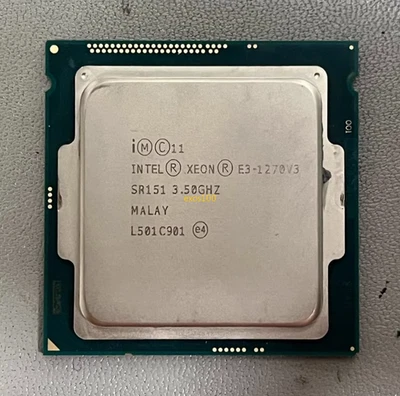 Intel Xeon E3-1270 V3 3.5 GHz LGA1150 4-Cores 8T SR151 CPU Processor E3-1270V3 - Image 1 of 4