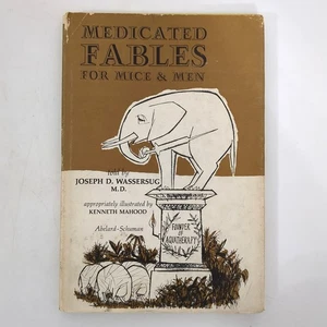 Medicated Fables for Mice and Men Satire Hardcover Book Joseph Wassersug 1962 - Picture 1 of 23