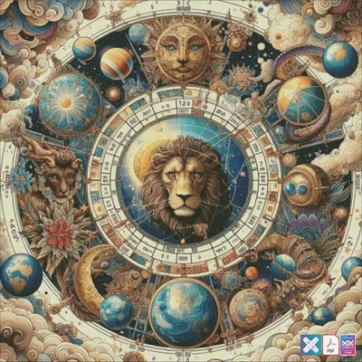 The Wheel of Fortun DIGITAL DOWNLOAD Chart Counted Cross Stitch Pattern PDF Saga - Image 1 of 4