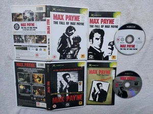 Xbox Game Bundle Max Payne 1 & 2 RARE ROCK* STAR BOXED MANUAL TESTED GC - Picture 1 of 1