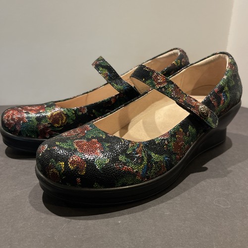 Alegria multicolored wedge Womens 12