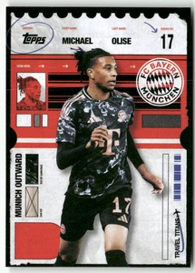 Topps Bayern Munich Team-Set 2025 No. TT-MO Michael Olise Travel Titans - Picture 1 of 2