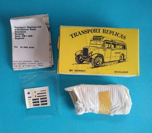 Boxed Varney Transport Replicas White Metal 4mm Scale - LT Leyland Cub Bus Kit - Bild 1 von 2