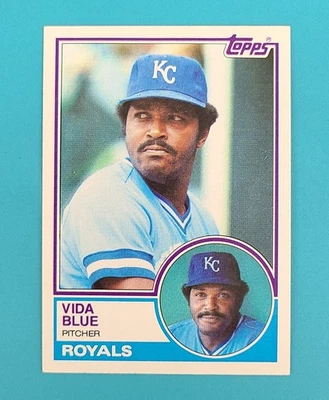 1983 Topps   #570 Vida Blue  Kansas City Royals Baseball Card N3 - Image 1 of 2