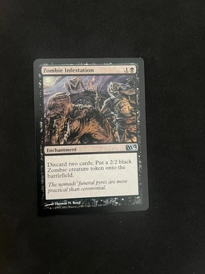 Zombie Infestation [Core Set 2012] Magic MTG Cards NM - Image 1 of 2