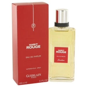 HABIT ROUGE * Guerlain 3.3 oz / 100 ml EDP Men Cologne Spray - Picture 1 of 1