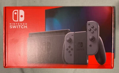 New Nintendo Switch w/  Black Joy‑Con Grey 32GB - Image 1 of 4