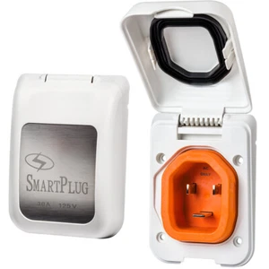 SMARTPLUG 30 AMP ENTRADA NO METÁLICA BLANCO - Imagen 1 de 1