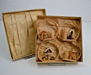 DDR Expertic 4 Baumbehang Ornamente Erzgebirgisch Volkskunst Baumschmuck 8874 - Bild 1 von 16