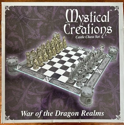Mystical Creations Castle Chess Set - War of the Dragons Realms - Complete Set - Image 1 of 4