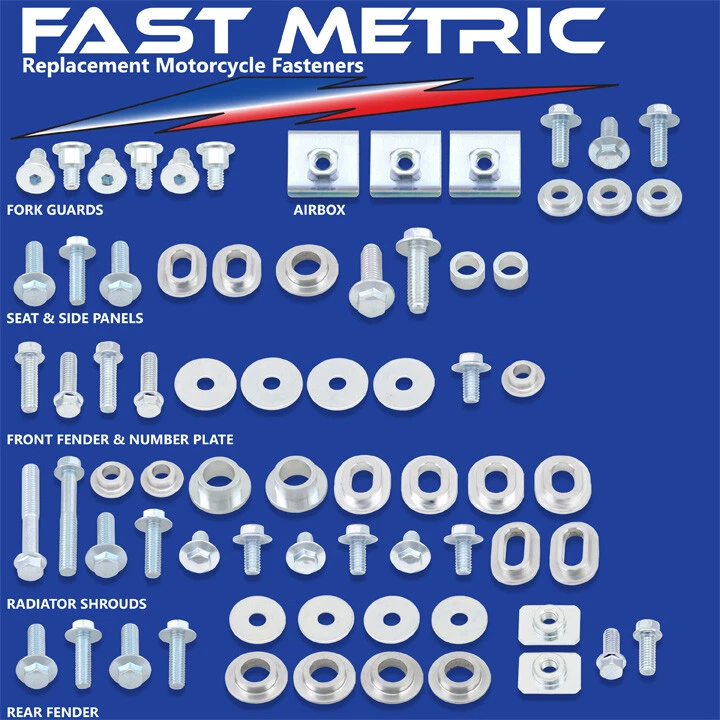 Kits de pernos de plástico y carrocería YZ 250F 2014-2018 - CADA sujetador que necesitas - GARANTIZADO Foto 1 de 1