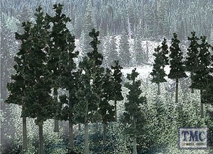 TR1580 Woodland Scenics 2_-4 Ready Made Pine Value Pack 33/Pk - Picture 1 of 1
