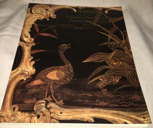 Sotheby's NY Important French Furniture Decorations and Carpets May 3, 1986 Book - Imagen 1 de 8