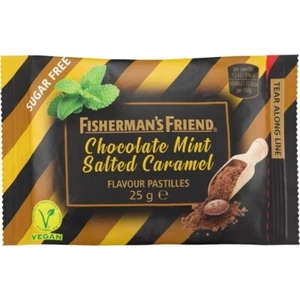 12 X Sacchetti Amico Pescatore Cioccolato Menta Caramello Salato 25 g (0,88 oz) - Foto 1 di 4