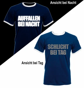 ★ Text Bügelbild Reflektierend 25 cm Breit ★ WUNSCHTEXT 2 Zeilen für Textilien ★ - Bild 1 von 2