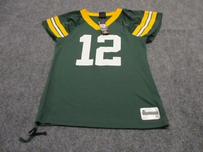 Camisa para mujer Aaron Rodgers Green Bay Packers mediana NFL cuello en V poliéster* Foto 1 de 4