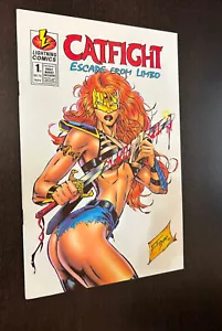 CATFIGHT ESCAPE FROM LIMBO #1 (Lightning Comics 1996) -- Ed Benes VARIANT - Picture 1 of 2