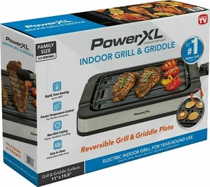 Tristar PowerXL Indoor Grill and Griddle - Stainless Steel ~ Brand New In Box - Picture 1 of 4