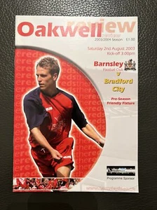 2.8.2003. Barnsley v Bradford City (Friendly). - Picture 1 of 2