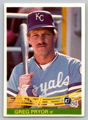 1984 Donruss - #374 Greg Pryor - Image 1 of 2