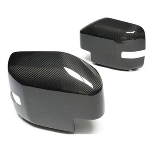 Real Carbon Fiber Add-on Side Mirror Cover Caps for Ford Bronco 2021-2023 - Imagen 1 de 6