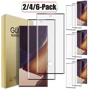 For Samsung Galaxy Note 20 Ultra 5G Clear Tempered Glass Full Screen Protector - Picture 1 of 16