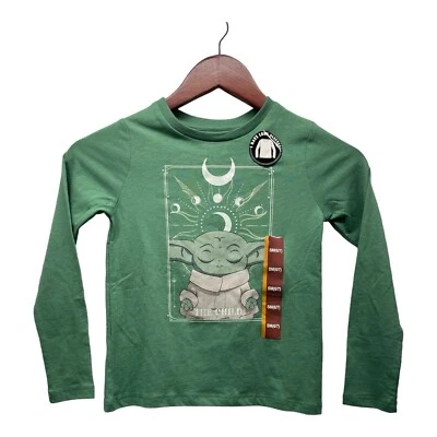 Camisa Star Wars MAD Engine Niños Talla SM 6/7 Verde Manga Larga El Niño Foto 1 de 4