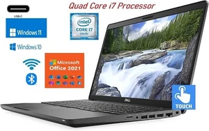Dell Latitude 5500 i7-8665U Touch 500GB 1TB 2TB SSHD 16GB 32GB RAM Win10P Win11 - Picture 1 of 1