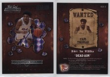 2021 Wild Card Alumination Dead Aim Silver Foil - Holo-Lux Purple /20 Cam Thomas