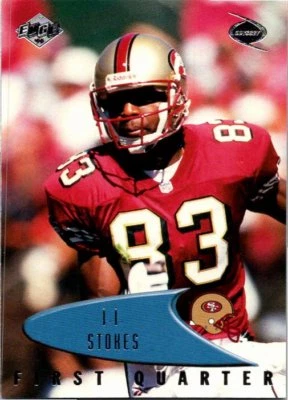 1999 Collector's Edge Odyssey  Football Card #131 J.J. Stokes 49ers  - Image 1 of 2