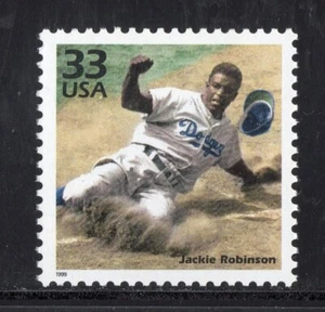 3186c ** JACKIE ROBINSON ** EE. UU. Estampilla de franqueo montada sin montar o nunca montada - Imagen 1 de 1