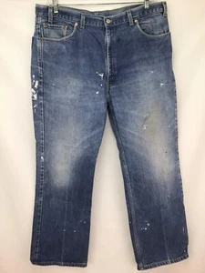 Pantalones de mezclilla vintage para hombre Levis 39x30 517 corte bota desgastados muy usados (etiqueta 42x30) - Imagen 1 de 13