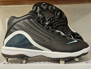 Nike Griffey 2 Freshwater Metal Baseball Cleats Black Blue Mens Sz 13 HQ1792-001 - Picture 1 of 12