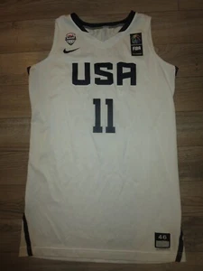 Megan Walker UCONN WNBA USA Basketball Fiba Americas Game Worn Nike Jersey 46 - Picture 1 of 5