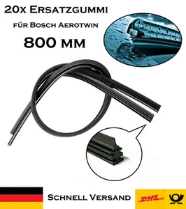 20x 800mm Qualità Premium Tergicristallo Gomma per Bosch Aerotwin per Peugeot - Foto 1 di 4