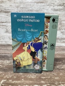 Vintage 1992 Golden Sight N Sound Story Book Disney Beauty and the Beast - Picture 1 of 6
