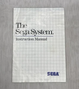 The Sega Master System Console Instructions Manual ONLY Original - Picture 1 of 5