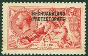SG 84 Bechuanaland 5/- rose-carmine. A fine fresh very lightly mounted mint... - Picture 1 of 2