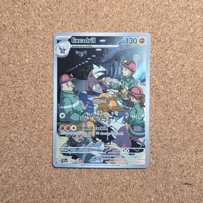 Excadrill 174/162 SV05: Temporal Forces  Illustration Rare Pokemon TCG Holo *B1 - Image 1 of 2