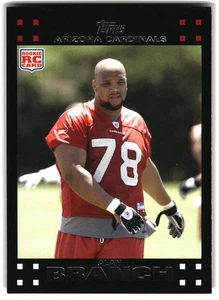 2007 Topps #346 Alan Branch RC Arizona Cardinals - Picture 1 of 2