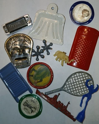 Cracker Jack Lote 525 - Varios Premios Antiguos Foto 1 de 4