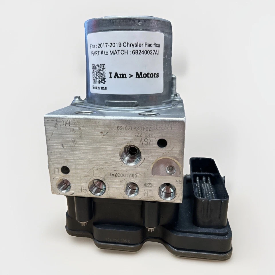 Módulo de bomba de freno ABS reacondicionado Chrysler Pacifica 2017-2019 | 68240037AI Foto 1 de 4