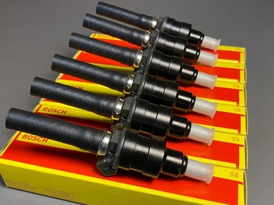 Inyectores de combustible originales Bosch 0280150157 NOS para BMW M30B30, B32, B35 tempranos Foto 1 de 2