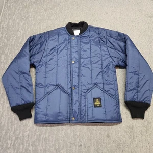 REFRIGIWEAR MEN'S INSULATED JACKET 0525R BLUE SIZE MEDIUM EUC - Picture 1 of 10